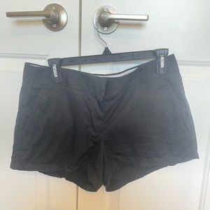 Women’s Black Chino Stretch J Crew Shorts Size 6